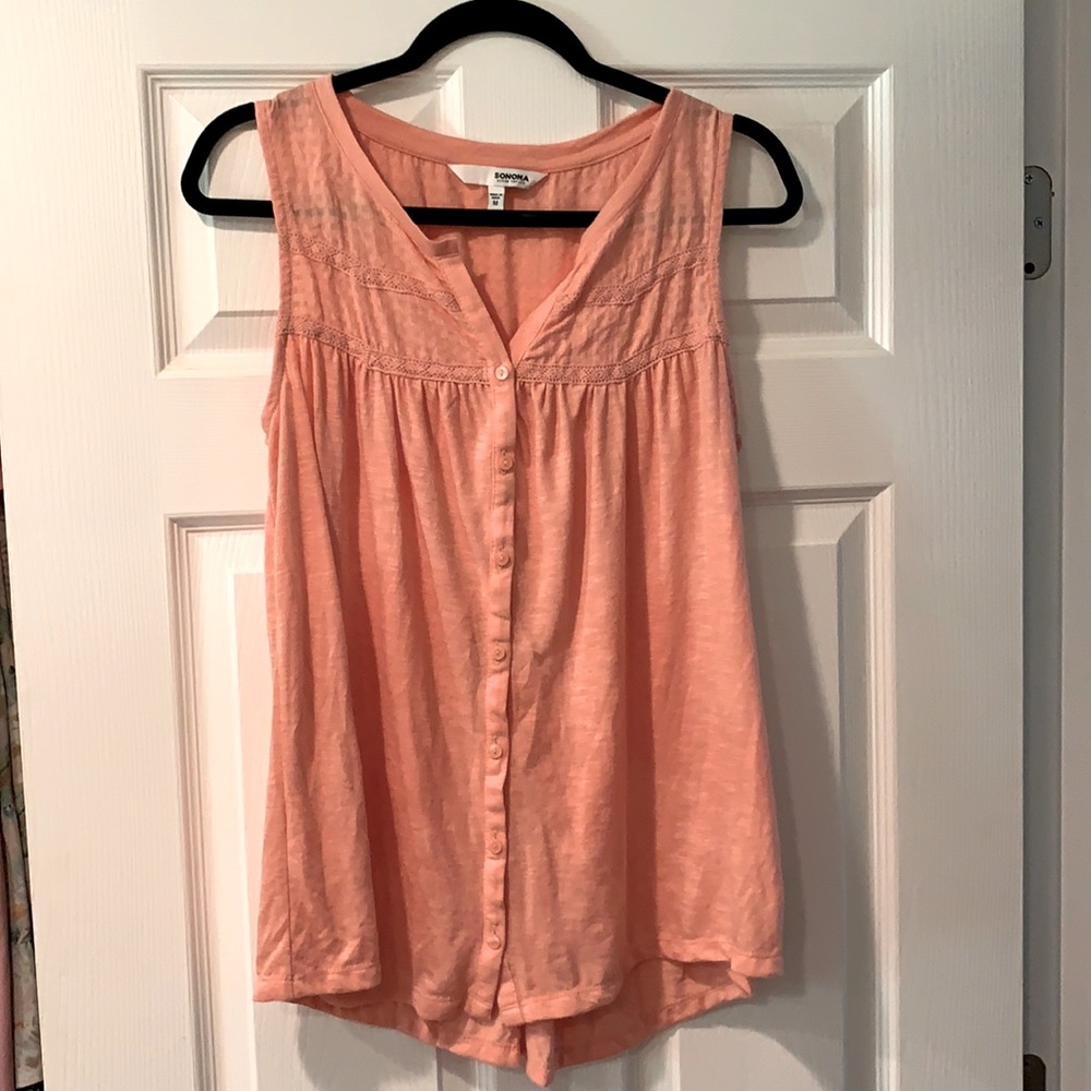 Coral Sonoma Tank Top-size M-very lightly worn